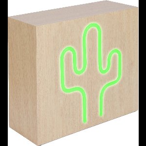 Bigben - Draadloze Speaker - Neon Cactus- Inductie oplaadpunt