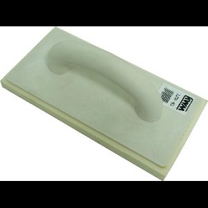 Schuurbord Nylon Rubber - 280 x 140 mm - Wit