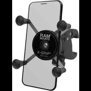 X-Grip® Phone Mount met Low-Profile RAM® Small Tough-Claw™ RAM-HOL-UN7-400-1U