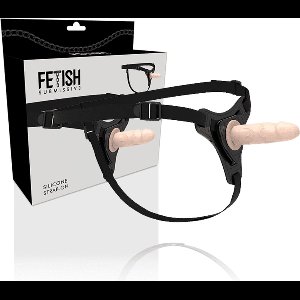 Fetish Submissive - Silicone Strap-on - Ine Size Fits All - Inbrenglengte 12,5cm - Blank