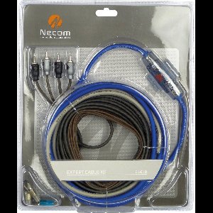 Necom CK-E10 – Versterker Kabelset – 500W – 10-delig – Voor Eenvoudige Audio-installatie