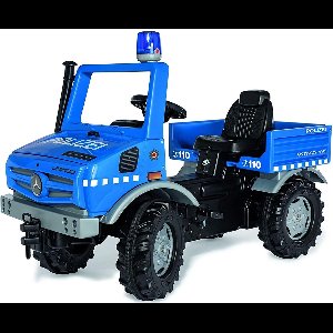 Rolly Toys Rollyunimog Police Junior Blauw/zwart