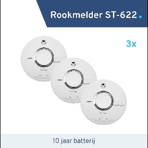 3 pack - Rookmelder FireAngel ST-622 - 10 jaar batterij