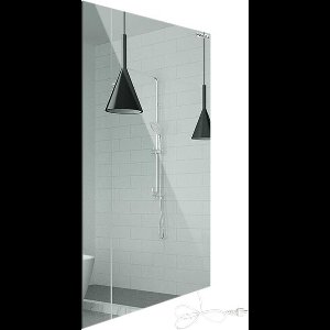 VH serie GM Infrarood verwarmde Spiegel van 60 x 120 cm - 700 watt - Wandmontage