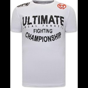 Ultimate Fighting Heren Tshirt - Wit