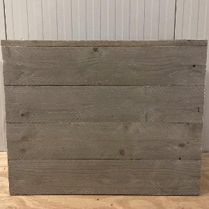 Grote steigerhout Bloembak 100x40x80 cm Rechthoekige Steigerhout Plantenbak voor buiten - Handgemaakt luxe