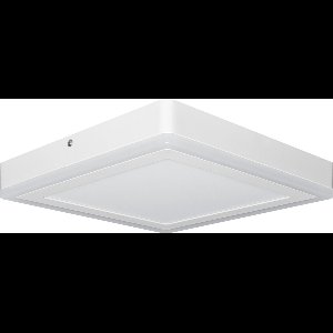 LEDVANCE Wand- en plafondarmatuur LED: voor plafond/muur, LED CLICK White / 18 W, 220…240 V, stralingshoek: 110, Warm wit, 3000 K, body materiaal: aluminum, IP20
