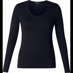 BASE LEVEL CURVY Aso Jersey Shirt - Dark Blue - maat 2(50)