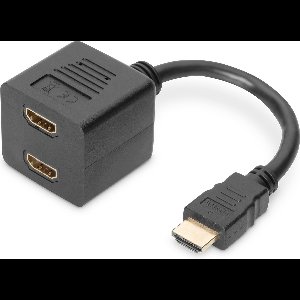 Digitus HDMI Splitter > 2xHDMI Schwarz