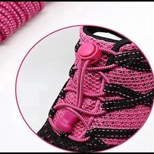 CHPN - Veters - Elastische veters - Lock veters - Universeel - 1 paar - Roze - Elastische Schoenveters - Veters met Lock