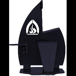 Magma Houtklover zwart incl. hamer en hamerhouder | Houtsplitter | Geen bijl nodig | Houtklover voor aanmaakhout | Zwart | metaal