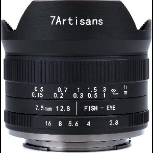 7 Artisans - Cameralens - 7.5mm F2.8 MKII APS-C voor Panasonic/Olympus M43-vatting