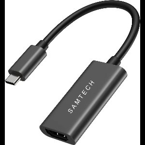 SAMTECH USB C naar HDMI adapter - HDMI Switch - 4K@60Hz - Premium Gold Plated - Geschikt voor o.a. Apple Surface XPS Dell Lenovo Samsung HP Macbook Chromebook ASUS SAMSUNG- Spacegrey - Aluminium
