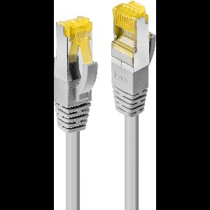 LINDY 47265 RJ45 Netwerkkabel, patchkabel CAT 6a (losse kabel CAT 7) S/FTP 3.00 m Grijs Snagless 1 stuk(s)