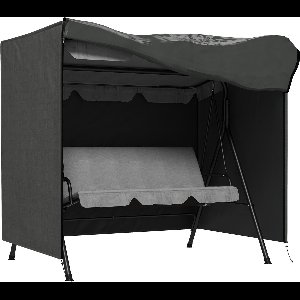 Outsunny hoes voor schommelbank - polyester - donkergrijs