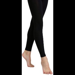 Zwarte Balletpanty | ZONDER VOET | Ballet en dans | Danspanty | Ballet panty zwart | voor meisje & dames | Maat S