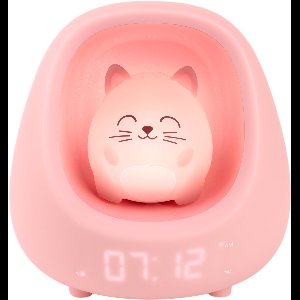 HiBuddies Nestkids Nachtlamp met Wekker voor Kinderen - Myko de Kat