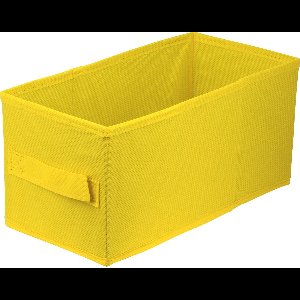 LAVITA® Opbergmand Textiel - 15x31x15 Geel - 1 stuk - Opbergbox Kast Organizer Opbergdoos - Kastlade Verdeler Voor Kleding Ondergoed Badkamer Kledingkast - Vouwdoos Stoffen Doos Opbergdozen
