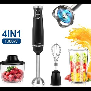 Bolture Staafmixer Set - Staafmixer Met Hakmolen - Hand Blender - Inclusief Gratis Extra’s - 1000 Watt