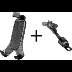 Opti-Arm scooterspiegel mount met universele smartphonehouder