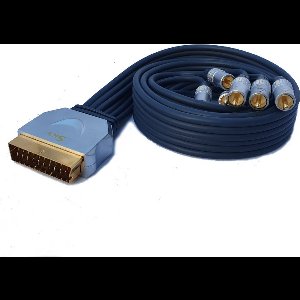 SkyTronic Audio/Video Interconnect SCART - 6 x RCA High-End Audio/Video signaalkabel