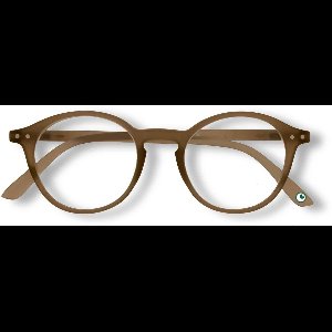 Ear2Ear leesbril Kirby-05 grijs rond montuur +3.00 incl. opbergpouch en verpakking