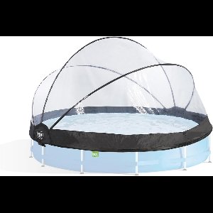 Zwembad Overkapping Ø366cm - Houdt Water Warm en Schoon - Bescherming Tegen Wind en Vuil