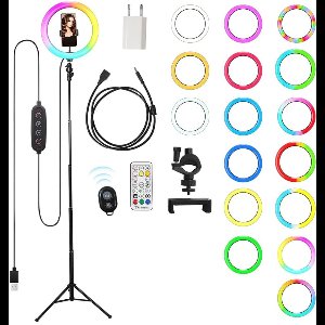 White-Label® Ringlamp met Statief - Ring Light - Verstelbaar - Led Verlichting