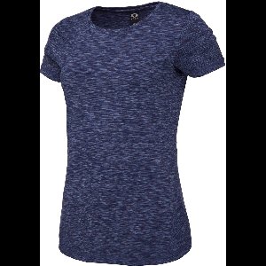 Dames t-shirt loap marlona blu blauw s