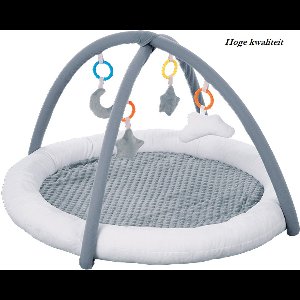 FUEGOBIRD - Babyspeelmat - Luxe gym met boog - Kleurrijke interactieve grijpspeeltjes - Geweldige geluiden - Ontwikkelingsspeelmat voor baby's vanaf 2 maanden - Speelmat van hoge kwaliteit - Speelmat in geschenkdoos