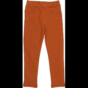 Walkiddy® Kinder Sweat Leggings – Meisjes – Brown serie – Maat 104 – GOTS-gecertificeerd Biologisch Katoen | Comfort & Duurzaamheid voor Kinderen