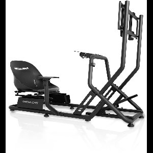 REBBLERS® SIMR 300 Kart Racing Cockpit + Gearshift Holder + Monitor Mount - Kart Racestoel - Volledig Verstelbaar - Zwart