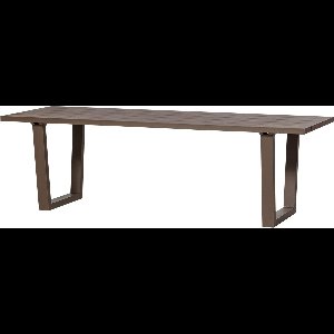 WOOOD Bear Tuintafel - Aluminium - Bruin - 75x240x87
