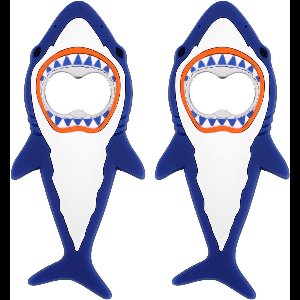 Magnetische haai bieropener voor koelkast - leuk haai thema - ideaal als cadeau.