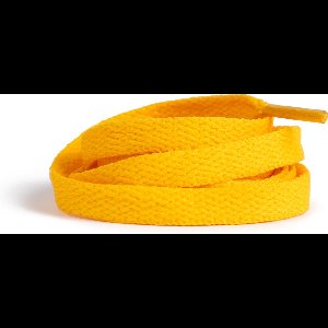 GBG Sneaker Veters 160CM - Goud Geel - Union Yellow - Laces - Platte Veter - o.a. geschikt voor Asics, New Balance, Nike