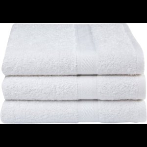 Droomtextiel Luxe Handdoeken - 70x140 cm - Set van 3 - Hotelkwaliteit 450 g/m2 - Pure Katoen - Heerlijk Zacht - Wit