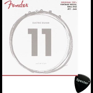 F-150M| Fender Original 150s snarenset elektrisch met Specter Plectrum