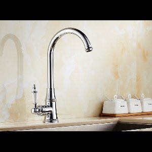 Keukenkraan CHROOM mengkraan Italiaans design Classica OMNITAIR