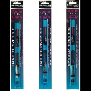 Drennan Barbed River Rig AS8 (6m) - Maat : dobber 1.5g - haak 18 - 0.129mm