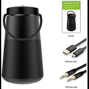 HOPESTAR H33  Zwart draagbare draadloze Bluetooth-luidspreker FM-zender Powerbank