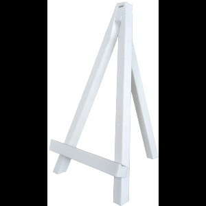 Troubadot | Tegeltjeshouder | schildersezel | wit | 11cm breed - 18cm hoog | Tegelhouder | Tegeltjes standaard |Tegelstandaard | Houder | Tegelhouder |