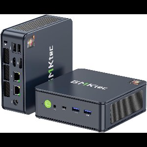 GMKtec M5 Nucbox Plus Mini PC – AMD Ryzen 7 5825U – 32GB RAM – 1TB SSD – Windows 11 Pro – Dual LAN 2.5G – WiFi 6 – BT 5.2