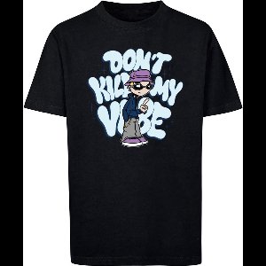 Mister Tee - Kids Don't Kill My Vibe Kinder T-shirt - Kids 158/164 - Zwart