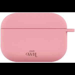 xoxo Wildhearts siliconen hoesje geschikt voor AirPods Pro (2) - Silicone Case (Roze) - Beschermhoes met clip - Optimale bescherming - Roze