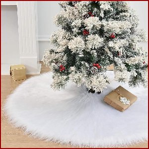 Candala, Kerstboomrok, 36 inch, Faux bont