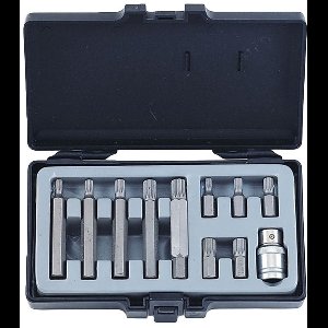 Veeltand Bit set - 11 Delig - M5 tot M12 - Bitset
