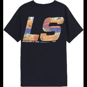 Lyle & Scott - Heren t-shirt - Maat L - Mannen - MARINE -