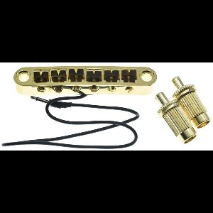 LP Tune-o-Matic Piezo Bridge Pickup LP Piezo Guitar Bridge for Epiphone Les Paul/SG/ES/Dot Gold