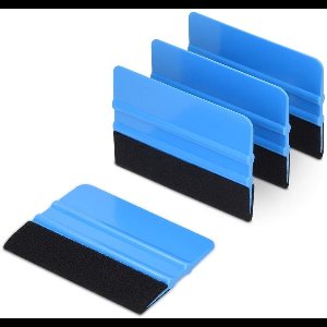 4 pcs autofolia squeegee with felt squeegee for glass stickers
