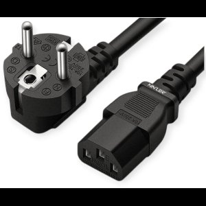 Ninzer C13 Netsnoer Euro Plug Voedingskabel - Stekker Stroom kabel - Voeding Netstekker 1.5 meter - voor o.a Computer, Printer, Monitor, Scanner, PC